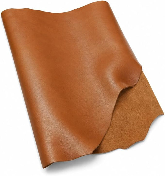 Reed Leather Hides - Cow Skins (8 inches X 11 Inches, Whiskey) | Arts and Crafts