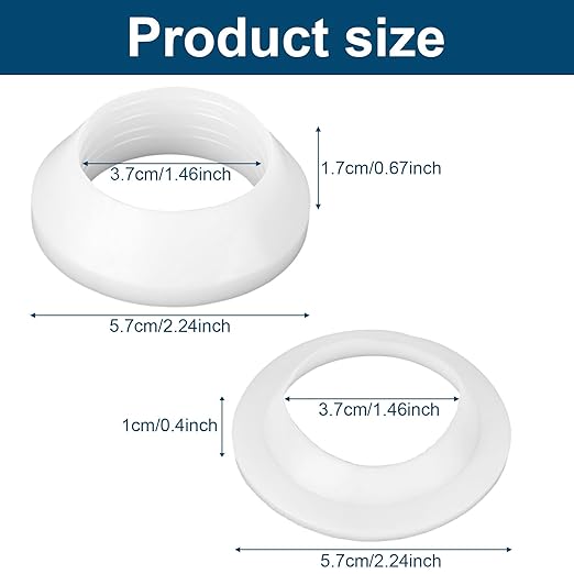 4pcs Universal Basin Drain Gasket, Silicone Seals Drainage Ring Bathroom Pop Up Sink Drain Plug Rubber Washer Overflow Stopper Replacement for Kitchen Bath Tub Bathtub Toilet