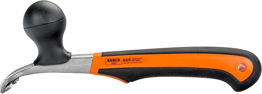 Bahco BAH665 Ergo Carbide Blade Scraper with 2-1/2" Blade, Heavy-Duty Hand Tool for Paint, Rust, & Adhesive Removal on All Surfaces, with Ergonomic Handle & Extra-Wide Blade for High-Strength Scraping
