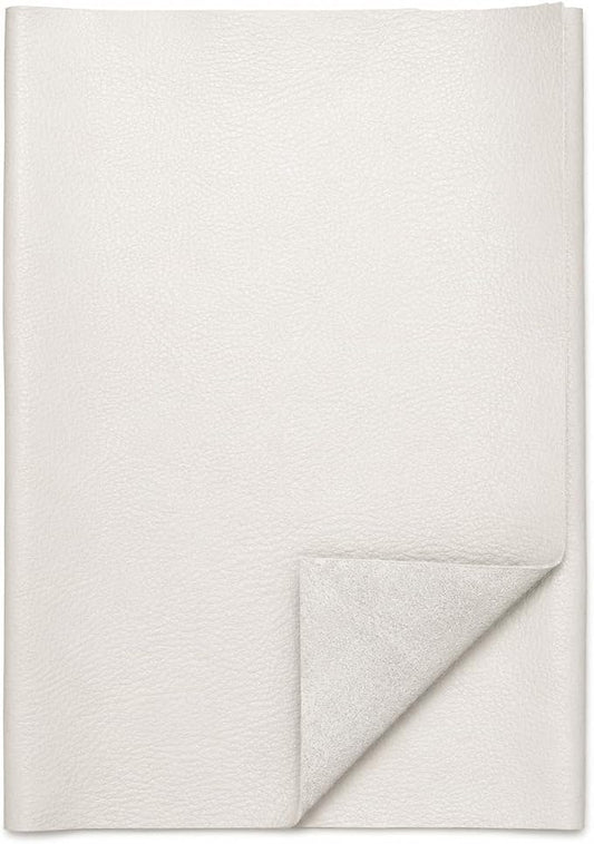 REED Leather HIDES - Cow Skins (8 inches X 11 Inches, White) | Arts and Crafts