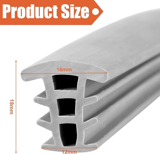 Kingdder Concrete Expansion Joint Filler Driveway Crack Filler Flexible EPDM Rubber Strip for Concrete Crack Repair Replacement Weather Aging Resistance Expansion Joint(1/2'' Wide, 10 ft Long)