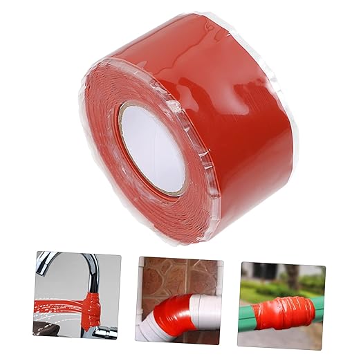 MAGICLULU Pipe Sealing Tape Self Adhesive Repair Tape for Flexible Sealant for Leak Fixing Plumbing Heating and Outdoor Use