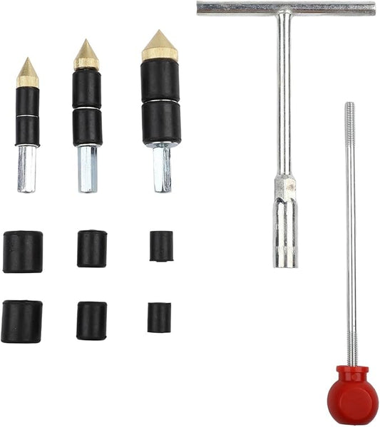 FABsULETTA Stainless Steel Hot Melt Water Stop Pin Kit, PPR Pipe Repair Tool Set with RuBsBser Rings for Concrete SlaBs and Through Wall Leaks(A)
