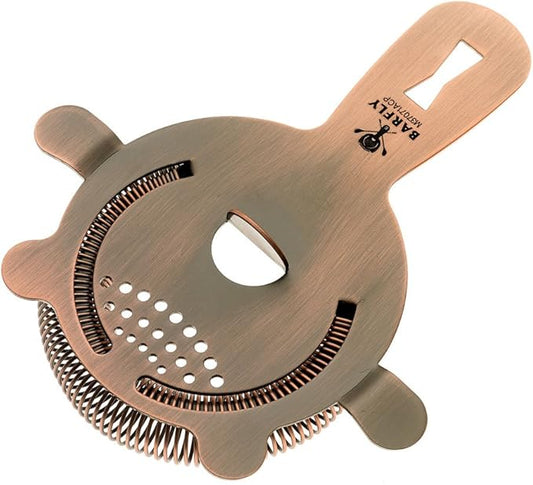 Barfly Bar Strainer, Antique Copper