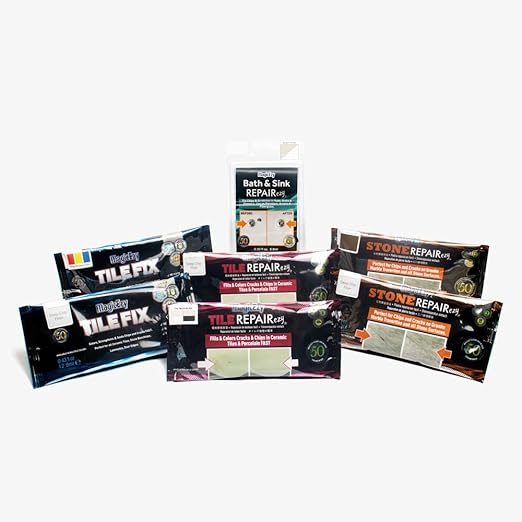 MagicEzy Stone Repair Ezy: (Clear) Repair Chipped and Cracked Countertops | Glossy, Transparent Finish | Marble, Quartz, Corian, Granite, Travertine