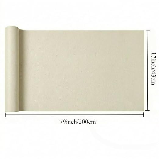 SYRKRC Leather Self Adhesive Repair Kit, Leather Repair Patches, Faux Leather Patches, Leather Repair and Restoration for Sofas, Car Seats, and Leather Headboards (Beige, 17 x 79 Inches)