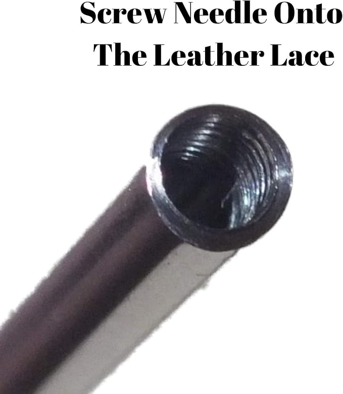 TOFL Softball and Baseball Glove Lace Kit | Mitt Lace Glove Repair Lacing Kit | 2 Leather Laces with Lacing Needle for Catchers Glove
