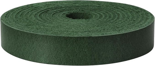 Ringsun 1/2 Inch Wide Flat Leather Straps for Crafts, Full Grain Leather Strips Cord String for Crafts, Tooling (2mm Thick 72.5 Inches Long Green)