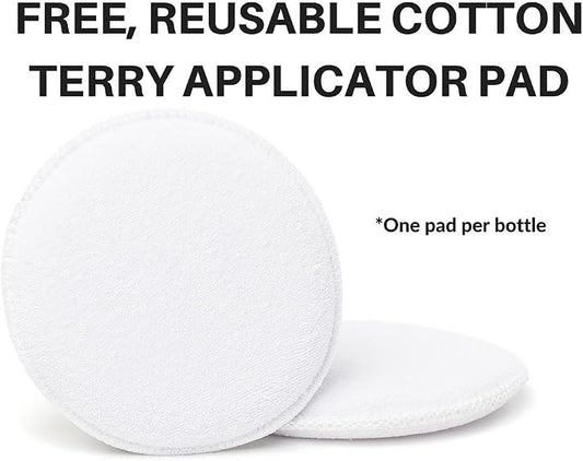 Leather Milk Conditioner and Cleaner for Furniture, Cars, Purses and Handbags. All-Natural, Non-Toxic Conditioner Made in the USA. Leather Care Liniment No. 1. 2 Sizes. Includes Premium Applicator Pad