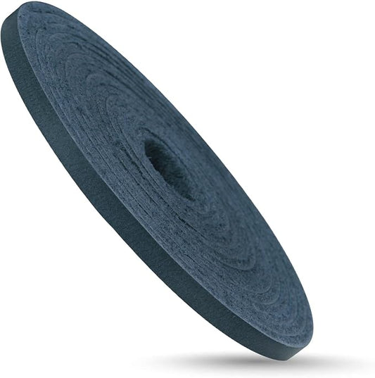 Ringsun 1/8 Inch Wide Flat Leather Strips for Crafts, Shoe Laces Boot Laces Full Grain Leather Straps Cord String for Crafts, Tooling (2mm Thick 72.5 Inches Long Blue)