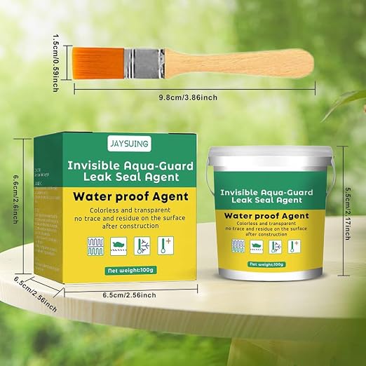 2024 New Invisible Waterproof Agent Set, Upgrade Super Strong Transparent Coating, Anti-Leakage Transparent Protection Glue for Repairing Leaks and Adhesive (2)