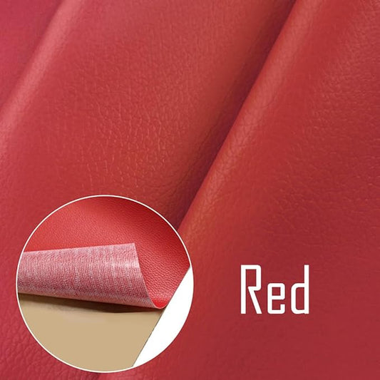 20 X 78 Inches Leather Repair Kit for Furniture, Waterproof Leather Tape Patch Couch Covers Car Seat Repair Self Adhesive Leather Repair Kit (Red)