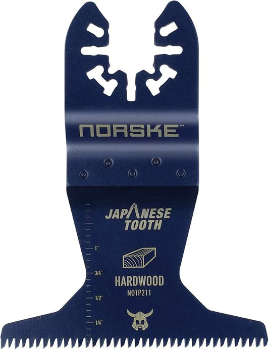 Norske Tools NOTP280 Various Japanese Tooth Bi-Metal Blade (3/Pack), Oscillating Tool Accessories | Oscillating Saw Blades