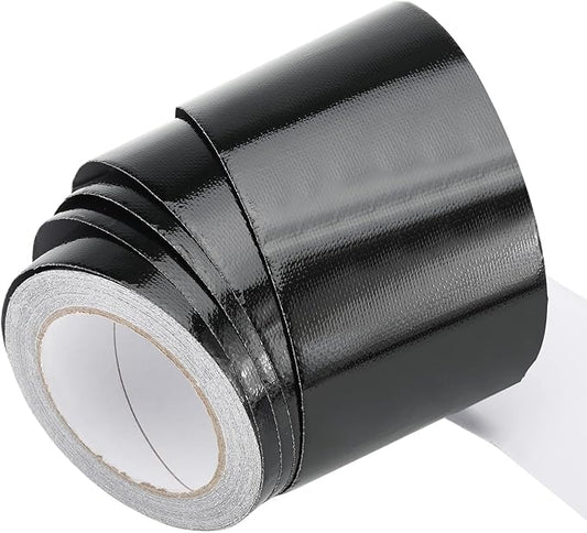 RealPlus 4" x 50' RV Underbelly Tape Waterproof Belly Tape with Permanent Sealing Adhesive for Camper Travel Trailer Mobile Home, Tear Repair Patch