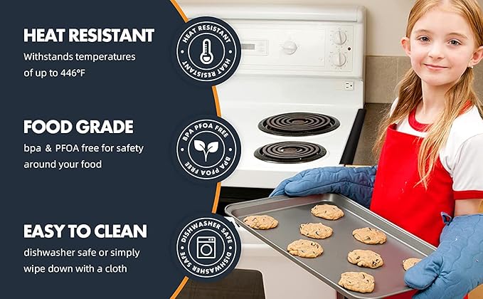 Silicone Kitchen Stove Gap Covers, Kitchen Counter Gap Anti-Slip Non-Tacky Filler Seals Spills Between Counter, Stovetop, Oven, Washer, heat-resistant,Set of 2 (21Inches, Translucent) by liboyixi