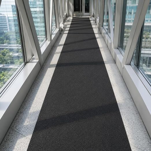 Black Anti Slip Tape 10in x 40ft, 80 Grit Waterproof Non Skid Grip Tape Roll for Ramps, Decks, Boat Decks, Warehouse Floors, Garages, Indoor & Outdoor Use