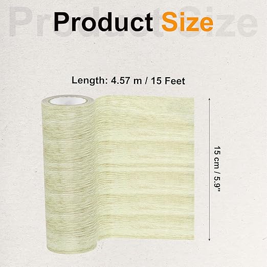 PATIKIL Wood Grain Tape 6" x 15 Ft, Self-Adhesive Wood Texture Repair Tape Realistic Wooden Effect Patch for Furniture Cabinets Floor Walls,Grey Oak