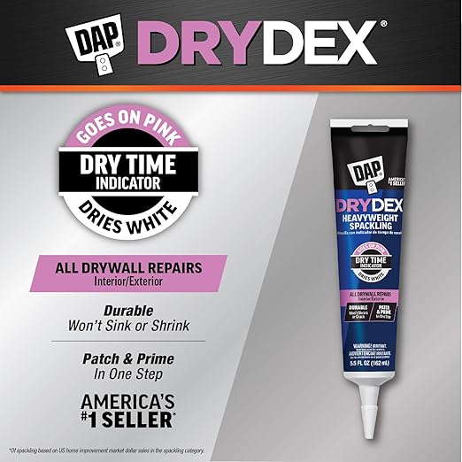 DAP 12346 Drydex 5.5 Oz Raw building material, 5.5-Ounce, PINK/WHITE