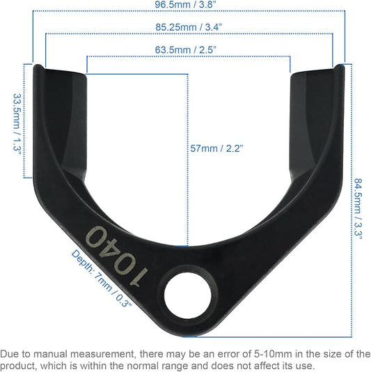 Efficient 1040 CV Joint Puller Adapter - 63mm Wide Opening, Carbon Steel Inner Axle Removal Tool, Front Wheel Drive Axle Pulley Attachment Adapter