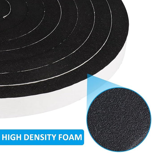 DGSL Foam Insulation Tape, 2In x 1/8In x 13Ft Weather Stripping Door Seal Strip for Doors and Windows,Sliding Door, Soundproofing Door Seal,Weatherstrip,Air Conditioning Seal Strip