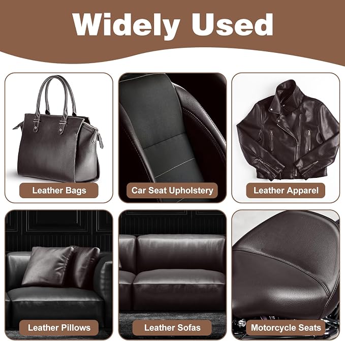 Large Leather Repair Patch - 17.7x177 inch Self-Adhesive Faux Leather Repair Tape Waterproof Vinyl Patches Tape for Furniture Sofas Couch Car Seats Decorative Home