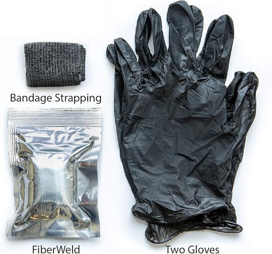 J-B Weld 38237 FiberWeld 2 in. W x 36 in. L Automotive Repair Cast Kit, Black