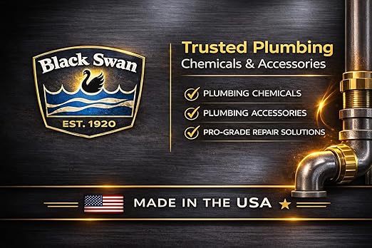 Black Swan All Purpose Pipe Dope, Pipe Thread Sealant, Soft-Set, High Viscosity, Low Odor, for All Piping Types, Especially Formulated for Use on Natural Gas Lines, Bottle Brush Cap, 1-Quart, Yellow