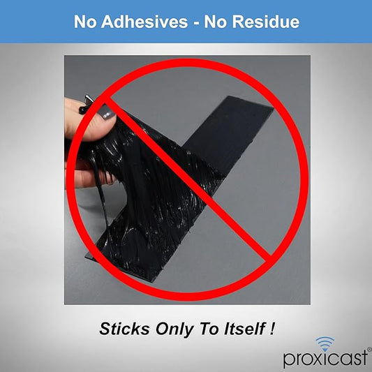 Proxicast Pro-Grade Extra Strong 30mil Weatherproof Self-Fusing Silicone Rubber Sealing Tape for Outdoor Antenna Coax & Electrical Cables, Hose/Pipe Leaks & Emergency Repairs (1.5" x 15' roll) - Red