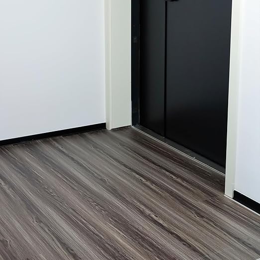 Wood Grain Peel and Stick Floor Tiles – 11.8” Width, Full Roll Length of 394" – Versatile Design for Any Space, Self Adhesive Vinyl Flooring, Waterproof and Non-Slip Features