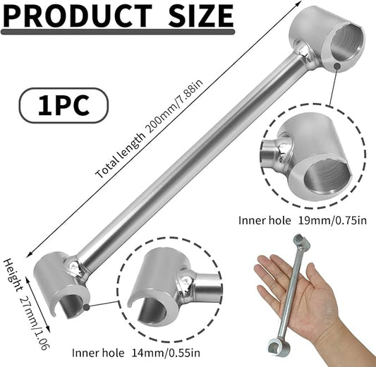 Door Hinge Adjuster, Heavy Duty Gap Adjustment Wrench Gap Fixer Tool, Residential Repair Kit Compatible with Interior Doors, for Professional Handymen and Maintenance Technicians
