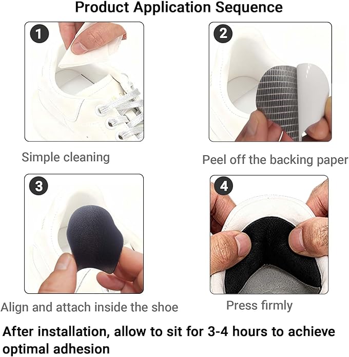 16-Piece Shoe Heel Repair Patches - Multi-Color Self-Adhesive Microfiber Leather Patch for Sneakers,Work Boots & Hiking Shoes,Prevents Wear on Shoe Toe & Heels While Repairing Holes