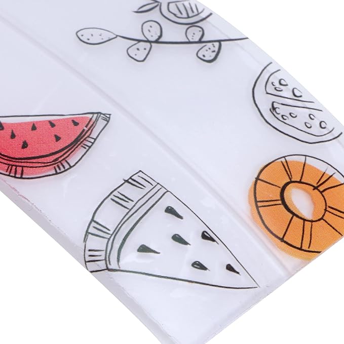 Caulk Tape, Sealing Strip Eco-Friendly PVC for Toilet Walls for Kitchens for Shower Rooms for Bathtubs(Transparent Printing Fruit Color, Polar Animals)