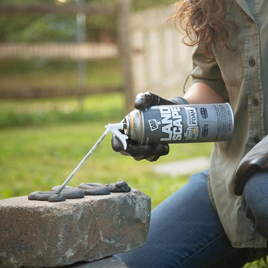 DAP Landscape Exterior Filler-Adhesive Foam, Black, 12 oz (7565040440)