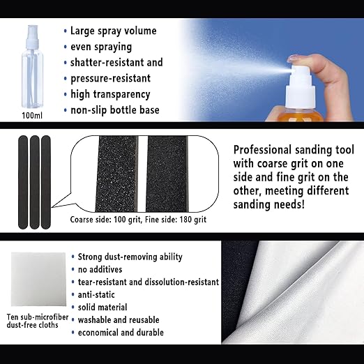 52 Pcs Resin 3D Printing Tool Kit with 304 Stainless Steel Resin Filter Funnel,Silicone Pad, Scraper,Tweezers & Cleaning Tools | Accessories for Model Removal, Resin Recycling & Post-Processing