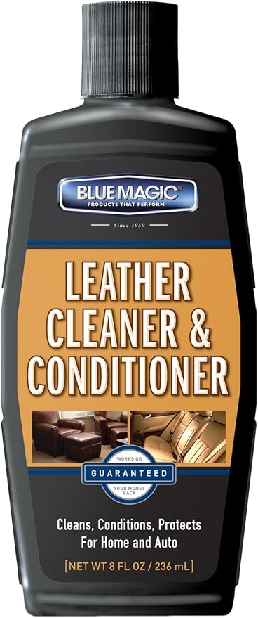 Blue Magic 855 Leather Cleaner and Conditioner - 8 oz.