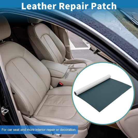 Self Adhesive Leather Repair Patch Strong Stickiness 30"x16" Leather Repair Tape PU Leather Deep Blue 1 Pcs