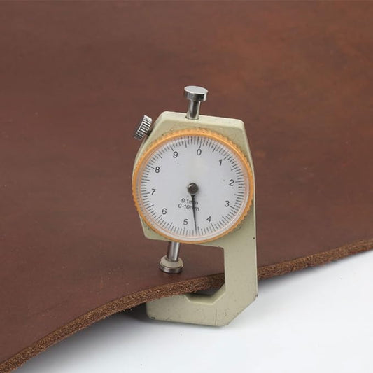 Full Grain Leather Sheet, 4-5mm Thick, Brown Leather, Vegetable Tanned Leather for Crafting, Tooling, Sheath Making (Brown 8 x 8 inches 5pc)