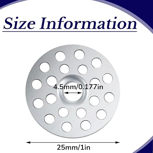 600 Pieces 1 Inch Plaster Washers for Repairing Ceilings Metal Washers for Screws Plaster Repair Rings Buttons for Wall Ceiling Drywall Repair