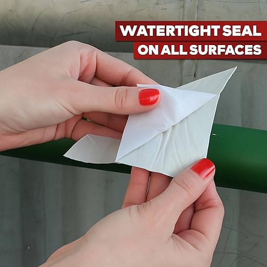 XFasten Super Waterproof Aluminum Butyl Tape, 2-Inch x 33-Foot, Aluminum Foil Tape with Butyl Rubber Adhesive for Window and Metal Roof Flashing, Patching and Gutter Leak Repair
