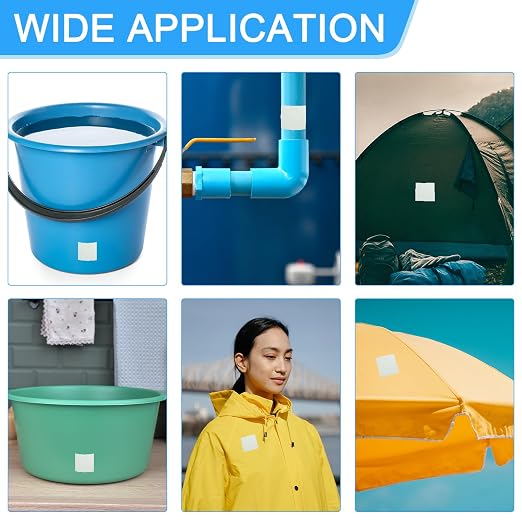 PATIKIL Waterproof Patch Seal Tape 2 in x 5 Ft, PVC Leak Proof Repair Tape Instant Sealing for HVAC Ducts, Roof Crack, Hoses Pipes, Awning, Clear