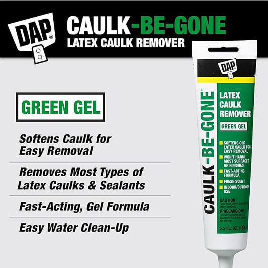 DAP 18026 Dap Caulk-Be-Gone Caulk Remover, 5.5 oz., Green