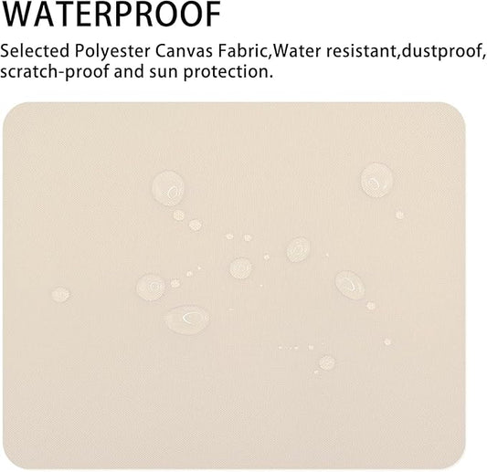Gheeidau Canvas Repair Patch 9×11 Inch 3Pcs Waterproof Self-Adhesive Fabric Repair Patch for Tents,Boat Cover,Pop Up Canopy,Patio,Bags,Car Seats,Sofas,Furniture Cover(Beige2.0)