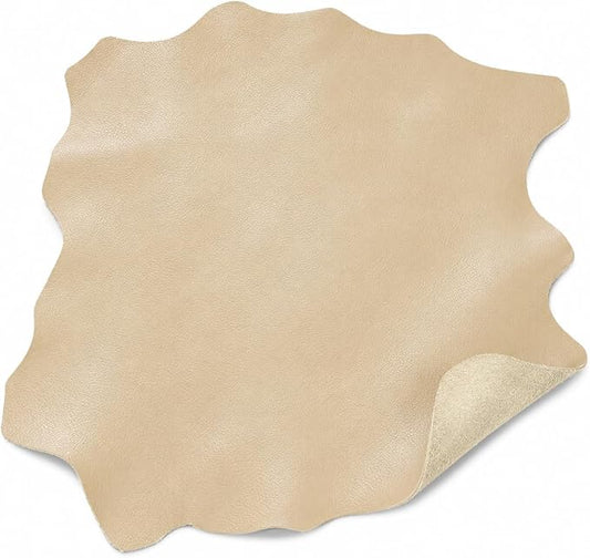 REED Leather HIDES - Cow Skins (Natural Finish Cow Leather, 20 Square Foot) | Arts and Crafts
