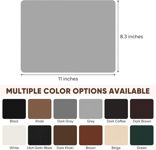 Leather Repair Patch Self Adhesive,8.3″ x 11″ Vinyl Patch Kit,Leather Repair Kit for Furniture,Car Seat,Couch,Office Chair.(Grey)