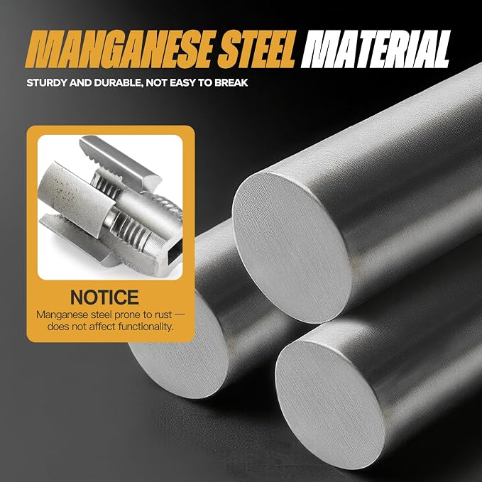 Pipe Thread Cutting Tool, Integrated Internal & External Pipe Threading Tool, Electric Drill Compatible PVC Pipe Threader Kit, 1/2" (DN15) 3/4" (DN20) Pipe Sizes Rethreading Tool
