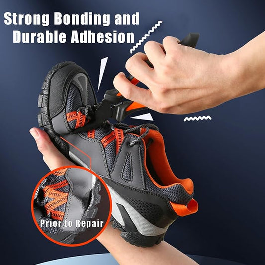 PHIXBEAR Professional Grade Shoe Glue Repair Adhesive, Heavy Duty Clear Flexible Glue : Low Odor, No White, No Hard, 1.05 fl oz