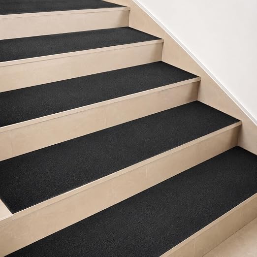 Extra Wide 16in x 40ft Black Anti Slip Tape, 80 Grit Waterproof Non Skid Grip Tape Roll for Ramps, Decks, Boat Decks, Warehouse Floors, Garages, Indoor & Outdoor Use