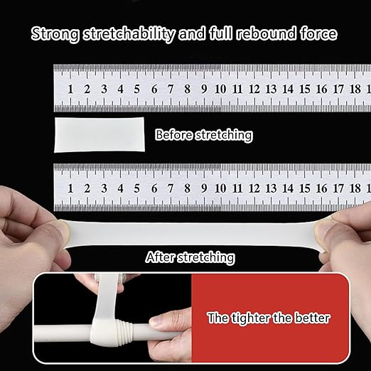 COOLHOOD Sturdy PVC Silicone Sealing Tape for Quick Leak Fix Portable and Stretchable Suitable for Various Pipe Materials
