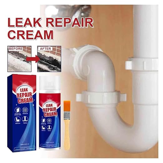 Leak Repair Waterproof Sealant Spray, Leak Repair Cream, Fast Drying Transparent Sealant Liquid, Multi-Surface Indoor and Outdoor Waterproof Coating, for Gutter, Repairs Roof, Drainpipe (Transparent)
