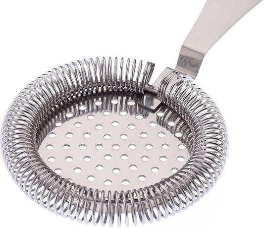 Barfly Deluxe Antique Hawthorne Spring Strainer, Stainless Steel